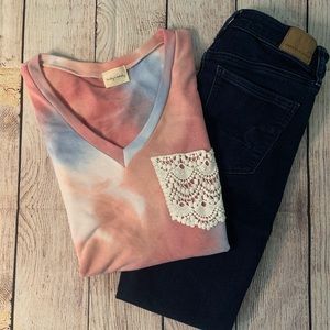 Women’s tie dye top